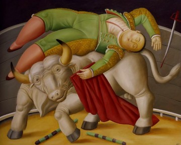 Artworks by 350 Famous Artists Painting - La cornada 1988 Fernando Botero
